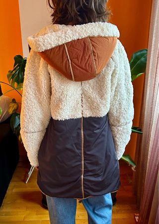 Abrigo Bimba Y Lola S - Beige/Negro