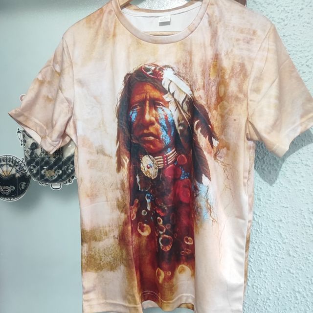 Camiseta Vaquera - Caballo ,nativos americanos.