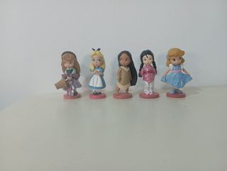 5 Mini Figuras Princesas Disney