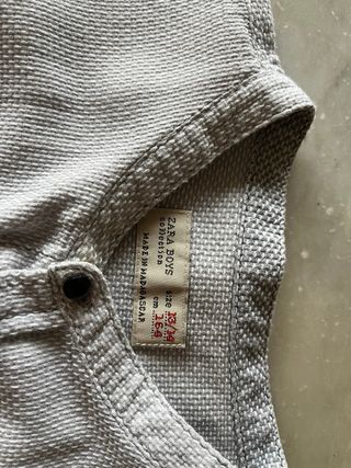 Camisa Zara niño gris 13-14 años