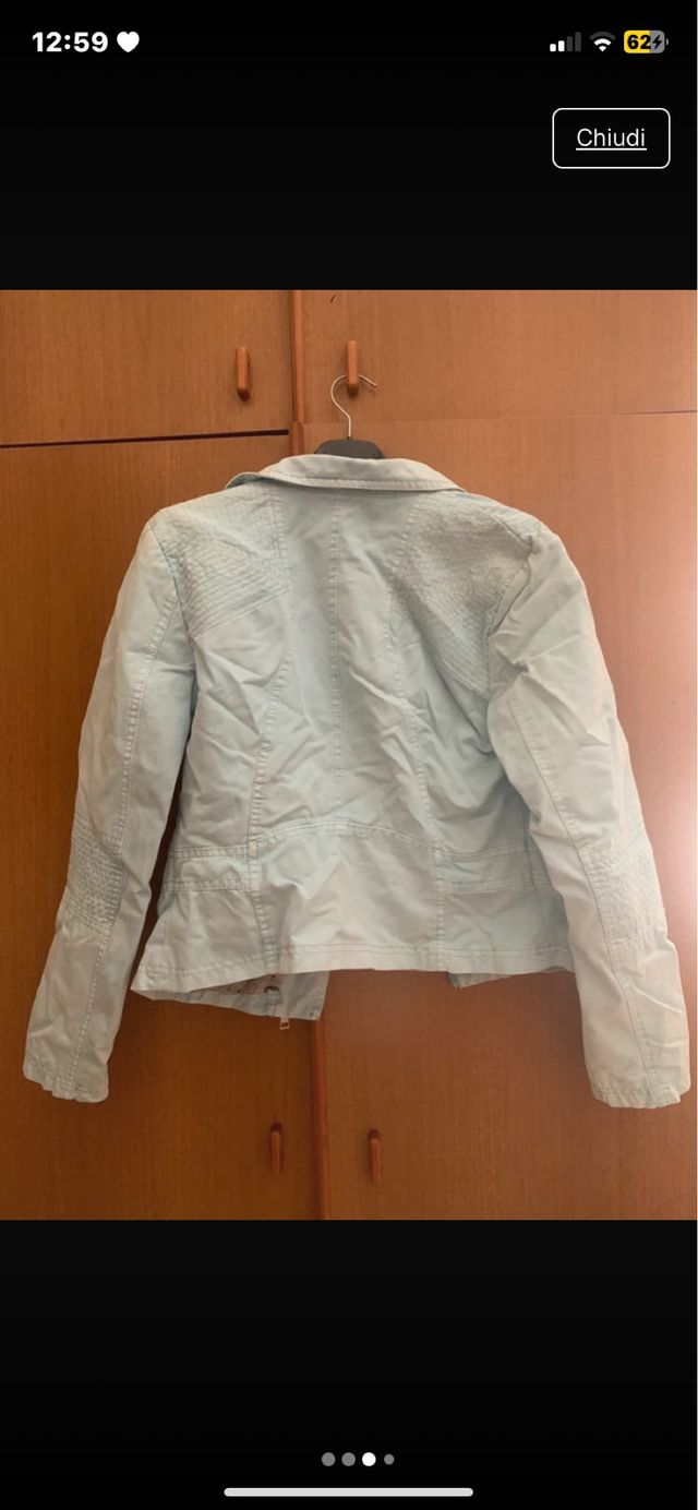 Giubbino Jallis celeste tg M