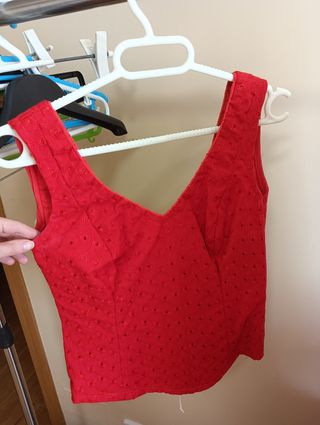 Vestido rojo sevillanas