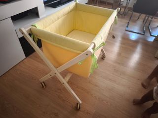 Minicuna bebé - beige