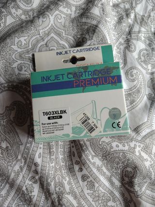 6x Cartuchos Epson T603XLBK negros