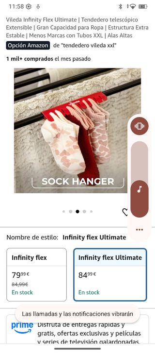 Tendedero Vileda Infinity Flex Ultimate