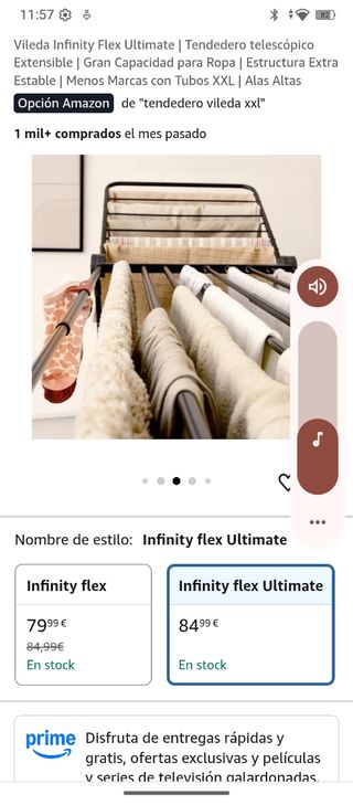 Tendedero Vileda Infinity Flex Ultimate
