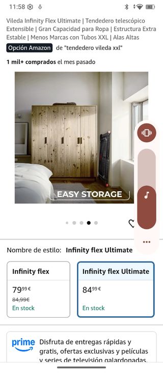 Tendedero Vileda Infinity Flex Ultimate