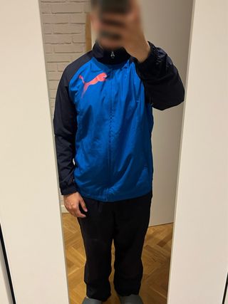 Chándal Puma vintage azul y negro