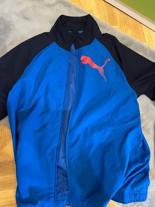 Chándal Puma vintage azul y negro