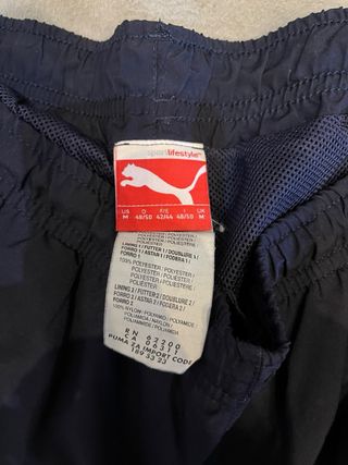 Chándal Puma vintage azul y negro