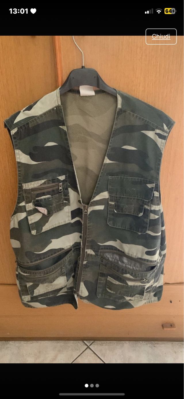 Gilet mimetico vintage