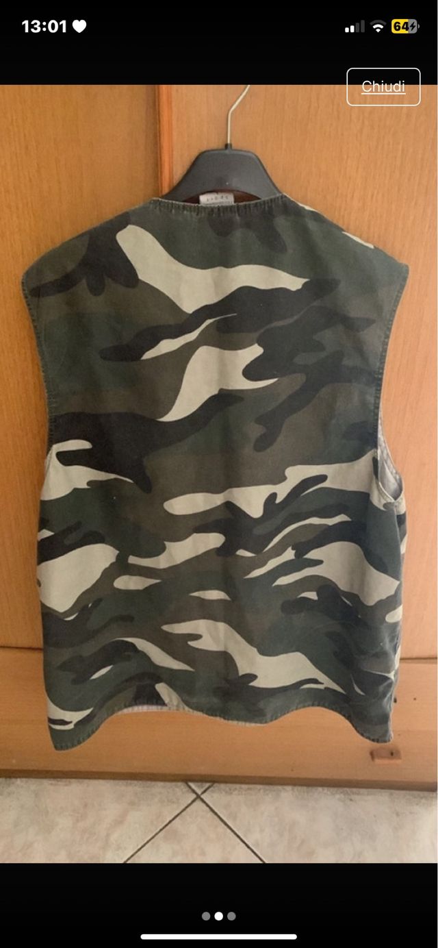 Gilet mimetico vintage