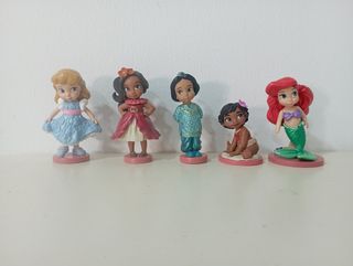 5 Mini figuras princesas Disney