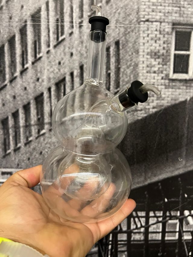 Bottiglia olio aceto doppia - vetro