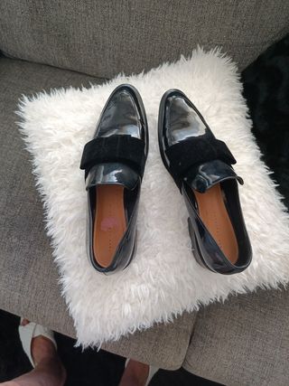 Zapatos Zara negros, talla 41