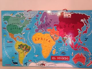 Mapa puzzle Mundo