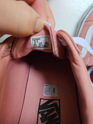 Zapatillas Vans Rosa - Talla Mujer