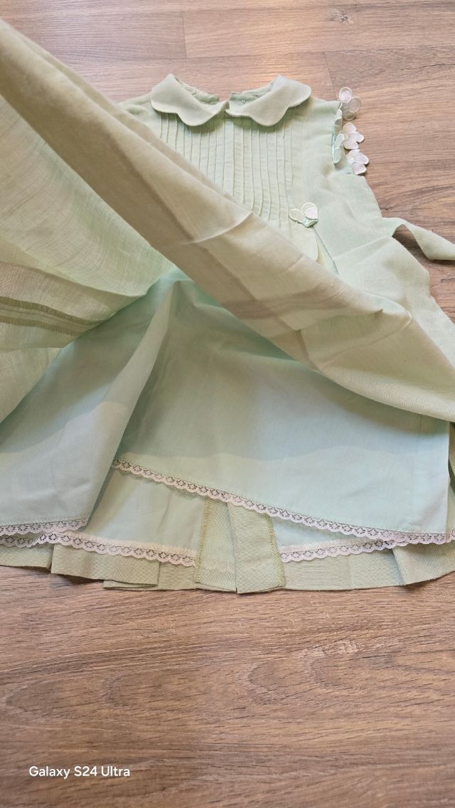 Vestido niña verde claro Miranda