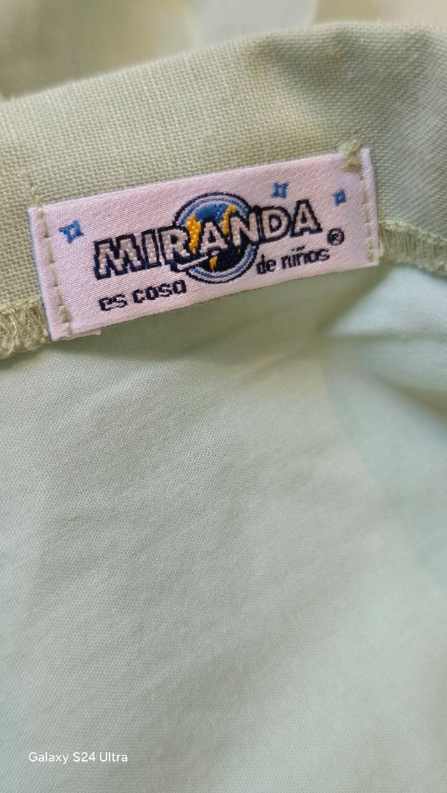 Vestido niña verde claro Miranda