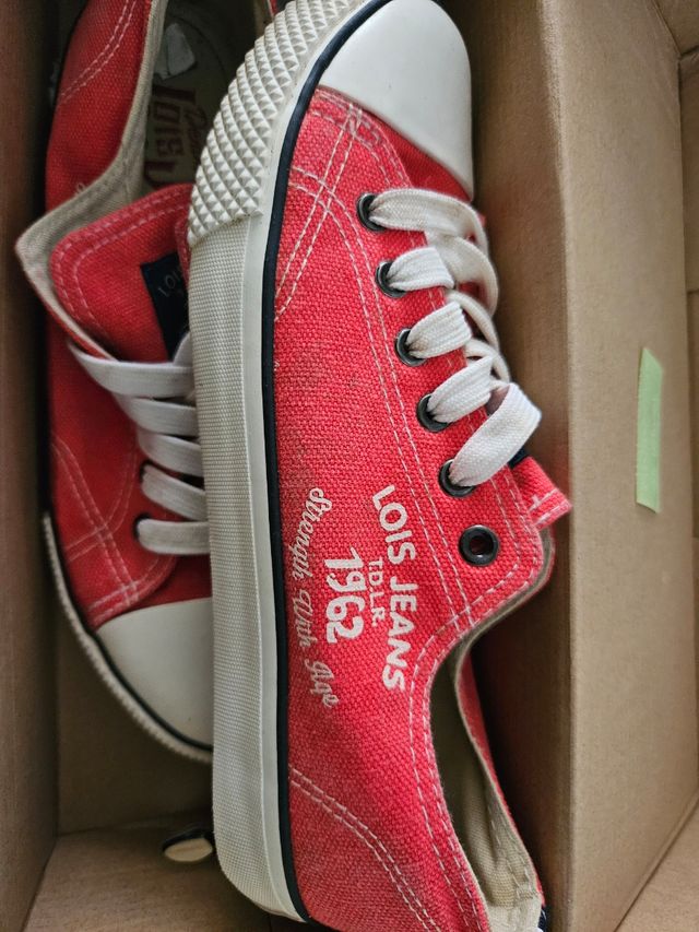 Zapatillas Lois Jeans rojas