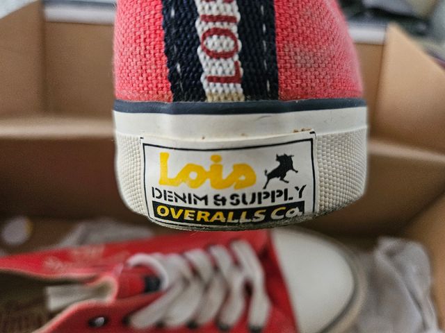 Zapatillas Lois Jeans rojas