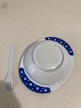 set Piattino e forchetta bimbo