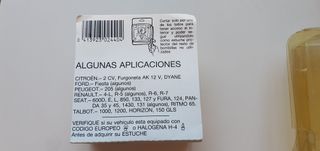BOMBILLAS PARA COCHE CLASICO