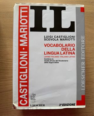 Vocabolario Della Lingua Latina