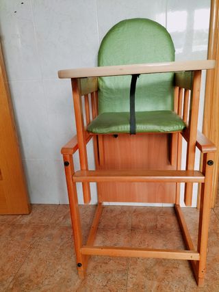 Trona madera infantil