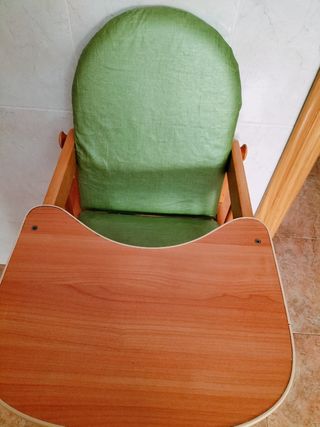 Trona madera infantil