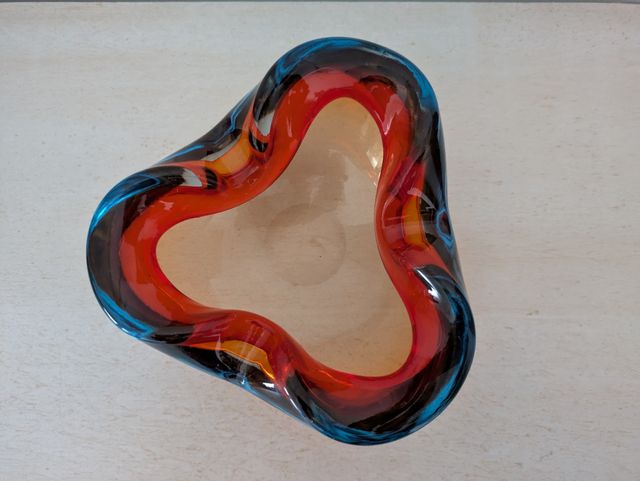 Cenicero de cristal Murano