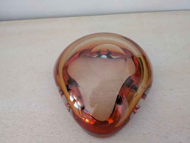 Cenicero de cristal Murano