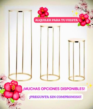 ALQUILER CILINDROS PARA EVENTOS • ARCOS • Y + !!!