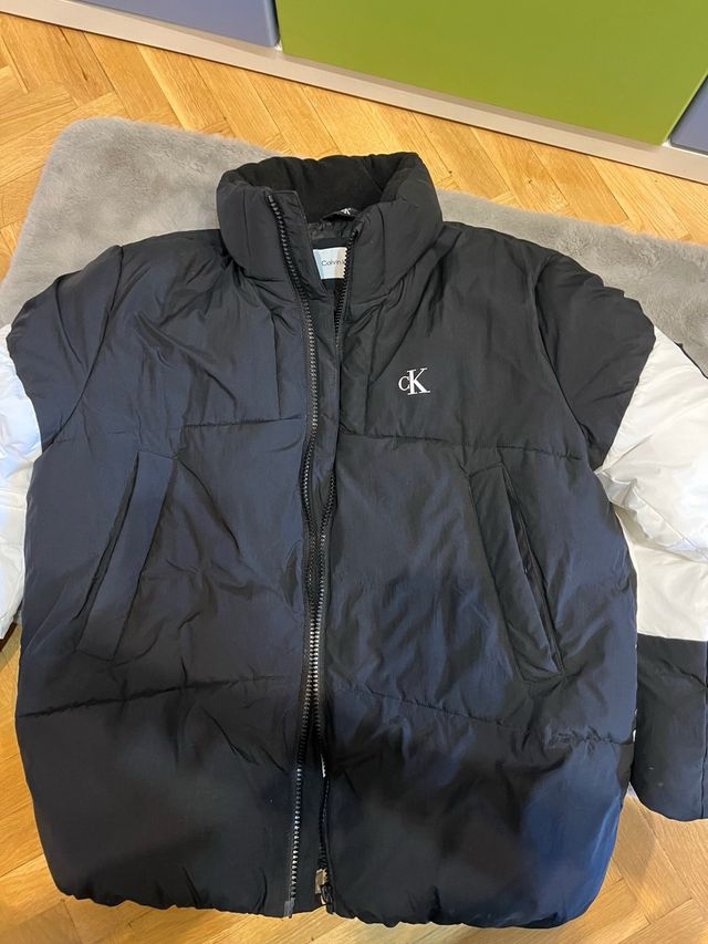 Chaqueta Calvin Klein Jeans L Negro/Blanco