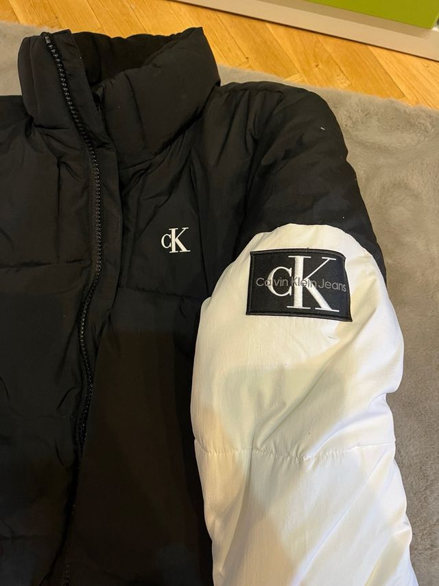 Chaqueta Calvin Klein Jeans L Negro/Blanco