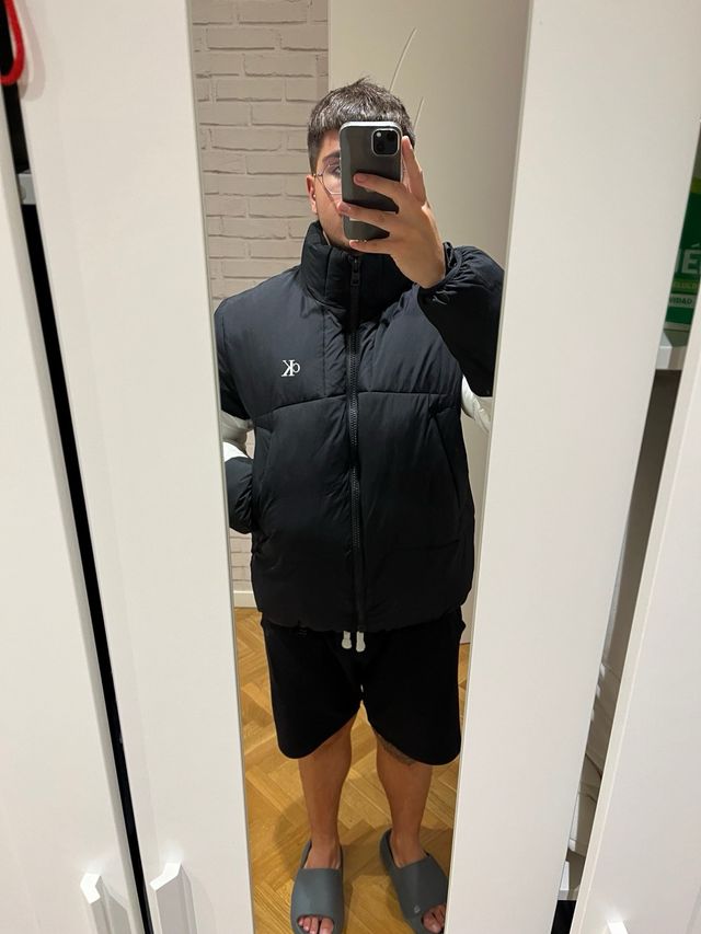 Chaqueta Calvin Klein Jeans L Negro/Blanco