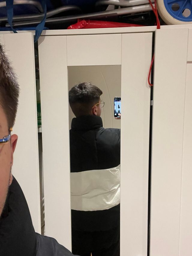 Chaqueta Calvin Klein Jeans L Negro/Blanco