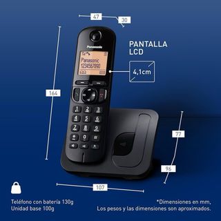 Teléfono inalámbrico Panasonic KX-TGC210