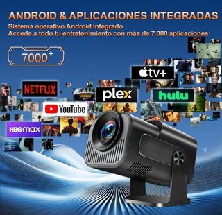 Proyector Portátil 1080P Full HD con Soporte 4k