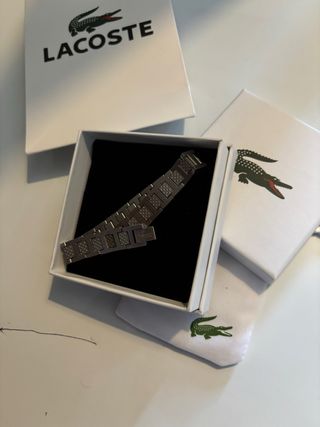Pulsera Lacoste plata