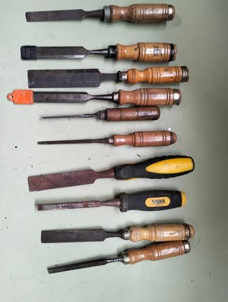 10 Formones madera - herramientas
