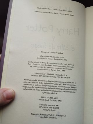 Harry Potter y el cáliz de fuego