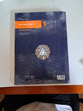 Libro Matemáticas 1.º Bachillerato. 