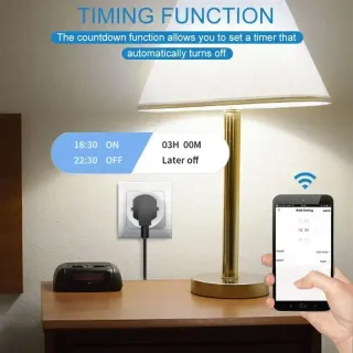 Enchufe inteligente WiFi Tuya 20A