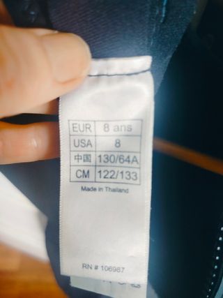 Neopreno niño Tribord - Talla 8