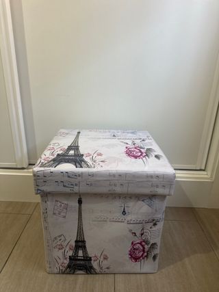 Puff almacenaje - Asiento baúl 30x30