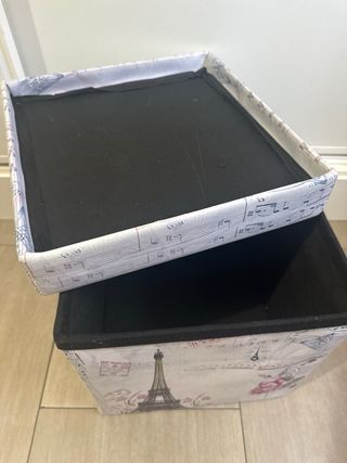 Puff almacenaje - Asiento baúl 30x30