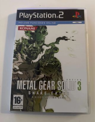 Metal Gear Solid 3 PS2 PAL