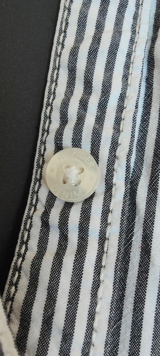 Camisa Tommy Hilfiger rayas blancas y azules