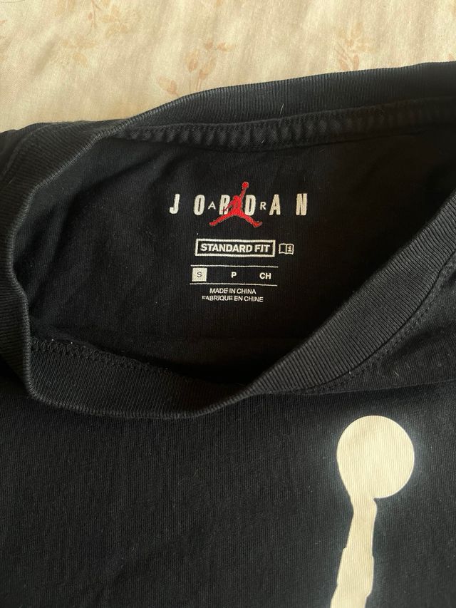 Camiseta Jordan negra talla S